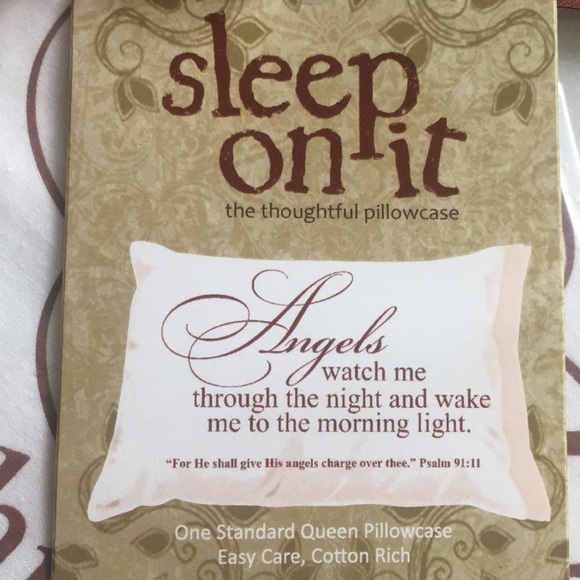 sleep on it Other - NIP pillowcase😇sleep on it😴Angels watch me😇